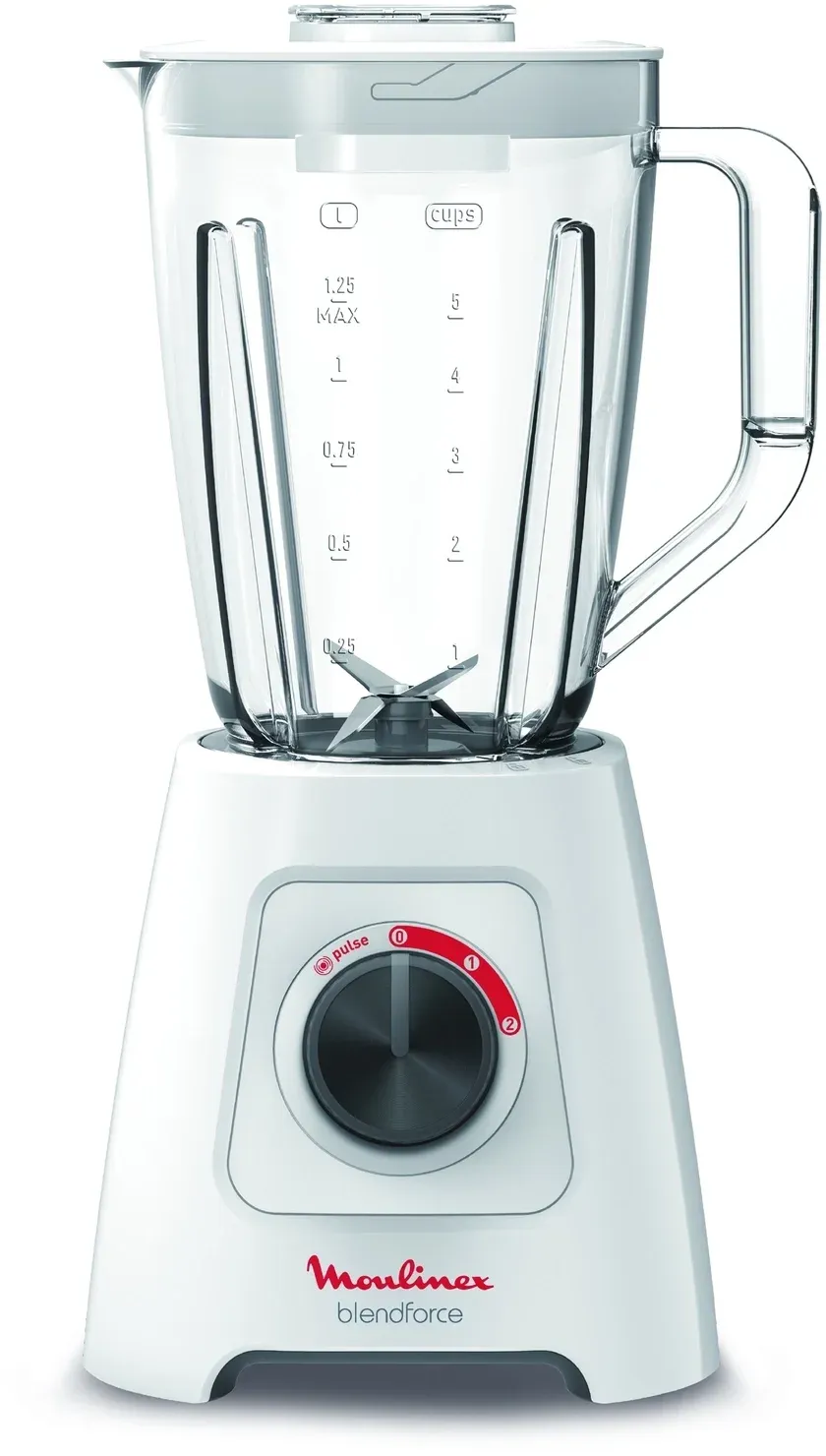 Блендер стационарный Moulinex Blendforce LM420110 600Вт белый - фото 1