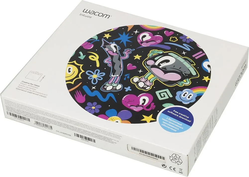 Графический планшет Wacom Intuos S CTL-4100K-N USB черный - фото 3