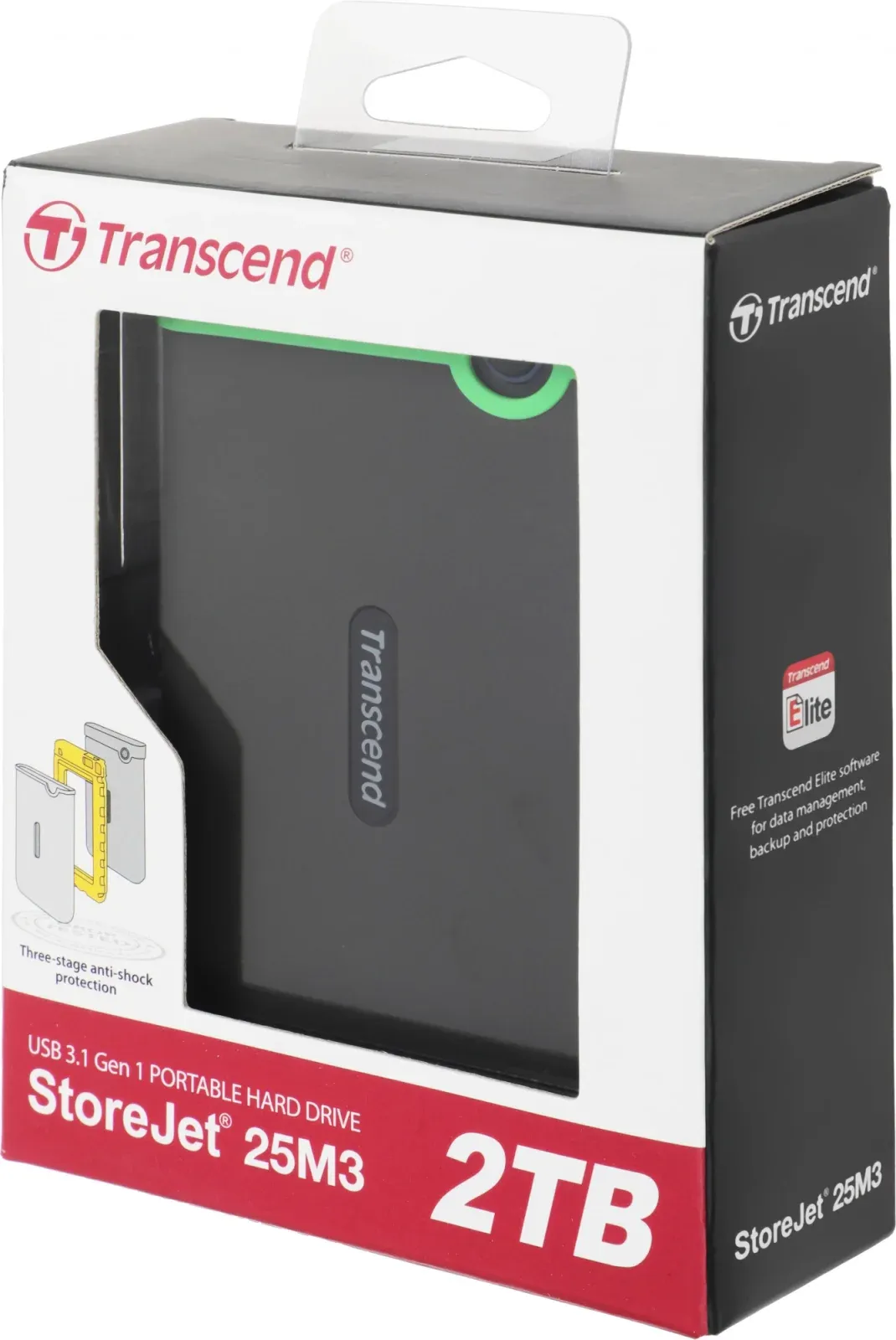 USB TRANSCEND TS2TSJ25M3S серый - фото 2