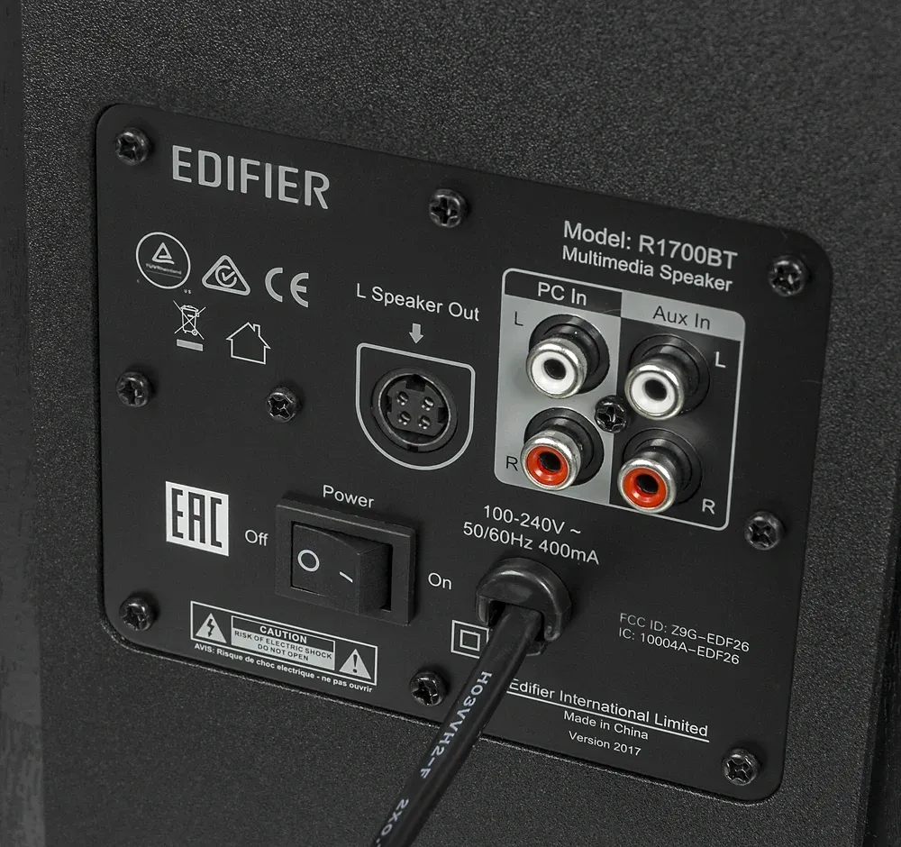 Колонки Edifier R1700BT 2.0 черный 66Вт BT - фото 4
