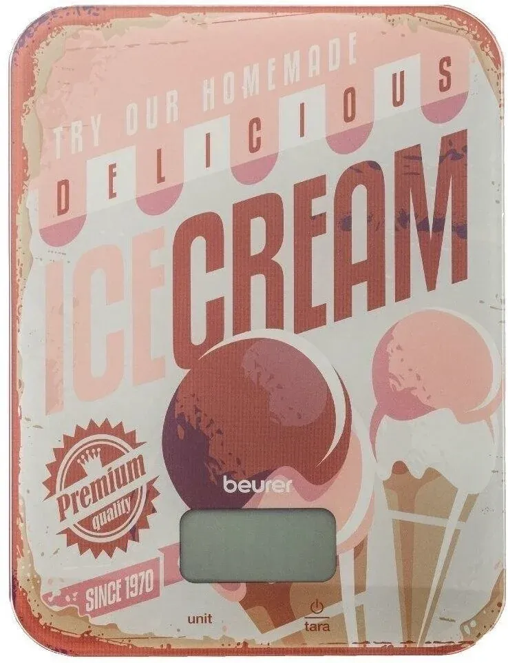 Кухонные весы BEURER KS19 Ice Cream рисунок - фото 2
