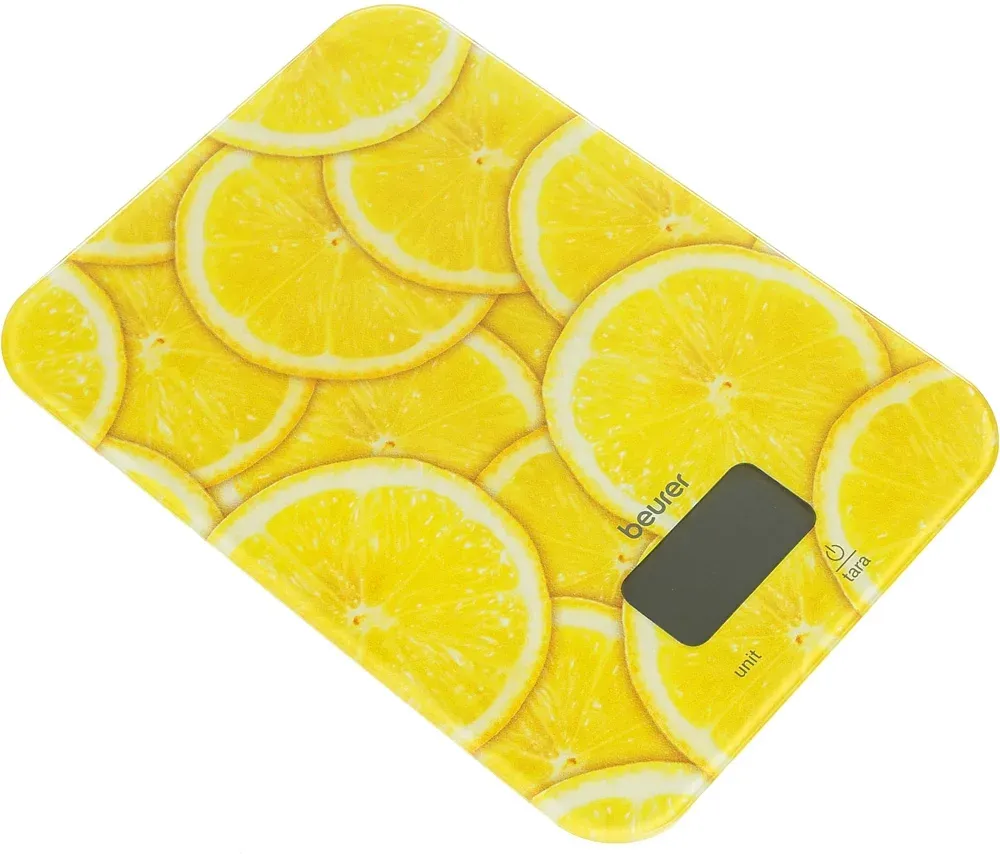 Весы кухонные электронные Beurer KS19 lemon макс.вес:5кг рисунок - фото 2