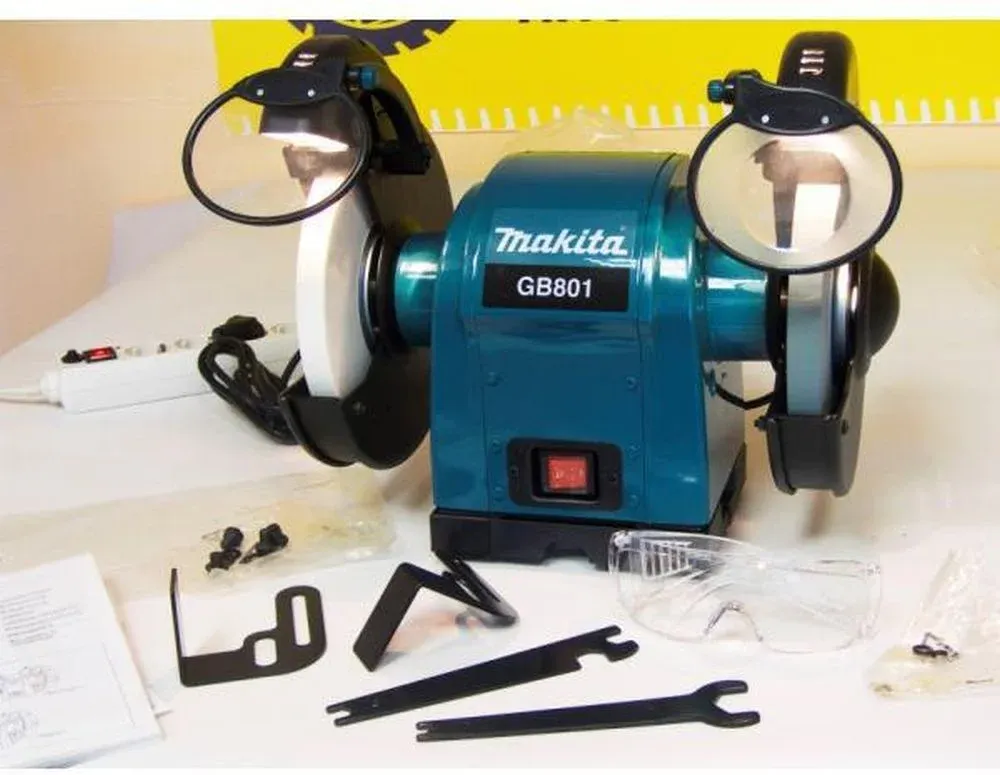 Электроточило Makita GB801 550Вт 2850об/мин d=205мм t=19мм - фото 2