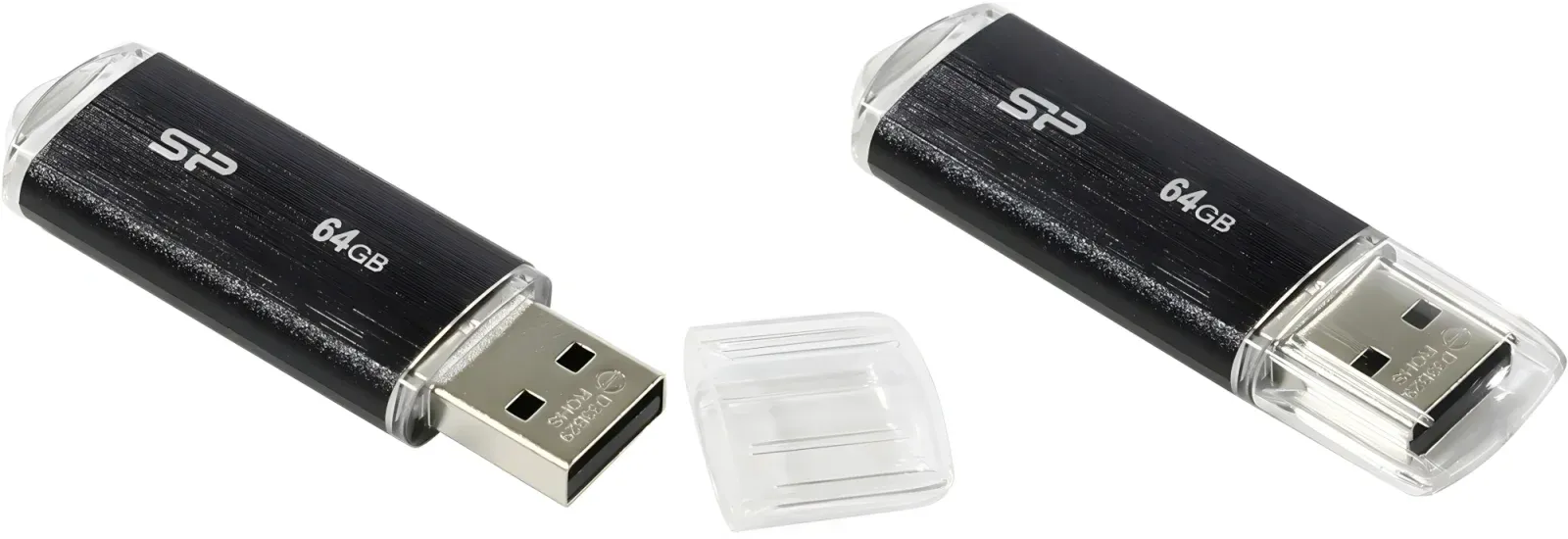 Флеш Диск Silicon Power 64Gb Ultima U02 SP064GBUF2U02V1K USB2.0 черный, 64 ГБ - фото 7