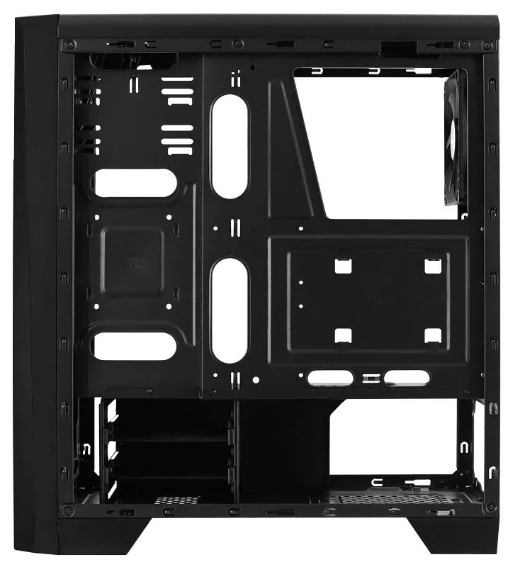 Корпус Aerocool Cylon черный без БП ATX 5x120mm 2xUSB2.0 1xUSB3.0 audio CardReader bott PSU - фото 1