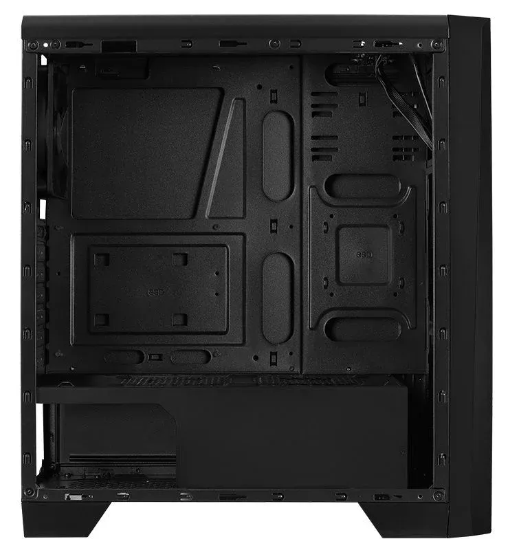Корпус Aerocool Cylon черный без БП ATX 5x120mm 2xUSB2.0 1xUSB3.0 audio CardReader bott PSU - фото 3