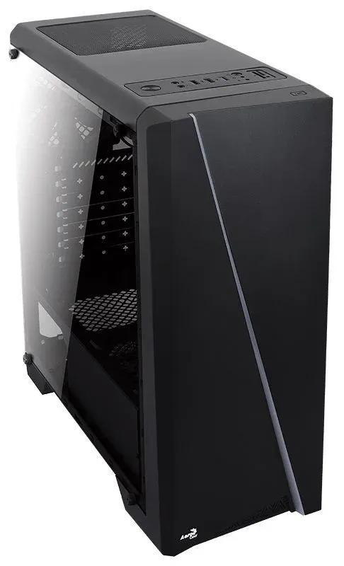 Корпус Aerocool Cylon черный без БП ATX 5x120mm 2xUSB2.0 1xUSB3.0 audio CardReader bott PSU - фото 6