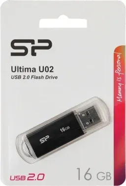 Флеш Диск Silicon Power 16Gb Ultima U02 SP016GBUF2U02V1K USB2.0 черный, 16 ГБ - фото 8