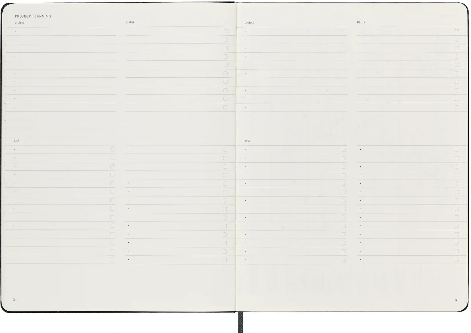 Блокнот Moleskine PROFESSIONAL PROPFNTB4HBK XLarge 190х250мм 192стр. твердая обложка черный - фото 5