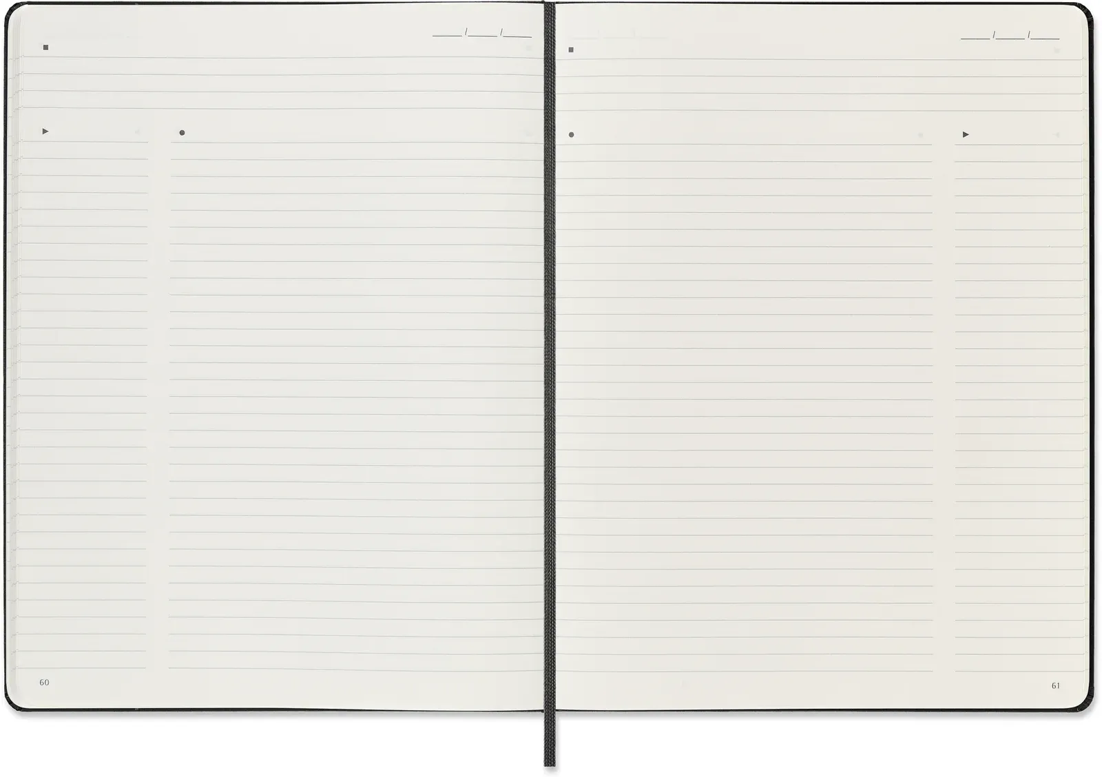 Блокнот Moleskine PROFESSIONAL PROPFNTB4HBK XLarge 190х250мм 192стр. твердая обложка черный - фото 6