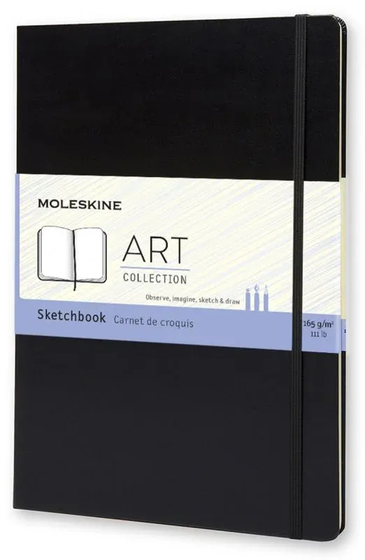 Блокнот для рисования Moleskine ART SKETCHBOOK ARTBF832 A4 210x297мм 96стр. твердая обложка черный - фото 4