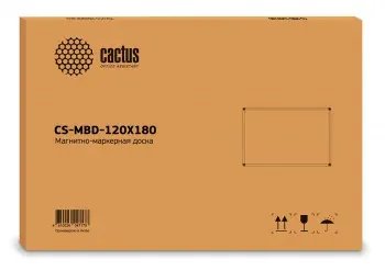 Доска магнитно-маркерная Cactus CS-MBD-120X180 магнитно-маркерная лак белый 120x180см алюминиевая рама - фото 3