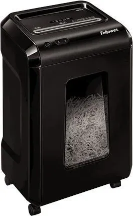 Шредер Fellowes PowerShred 92Cs секр.P-4 фрагменты 18лист. 25лтр. скрепки скобы пл.карты CD - фото 3