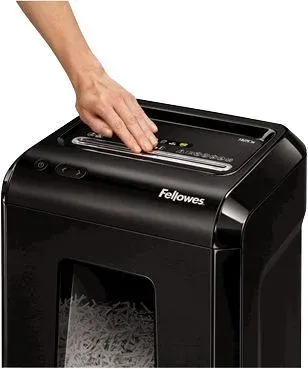 Шредер Fellowes PowerShred 92Cs секр.P-4 фрагменты 18лист. 25лтр. скрепки скобы пл.карты CD - фото 4