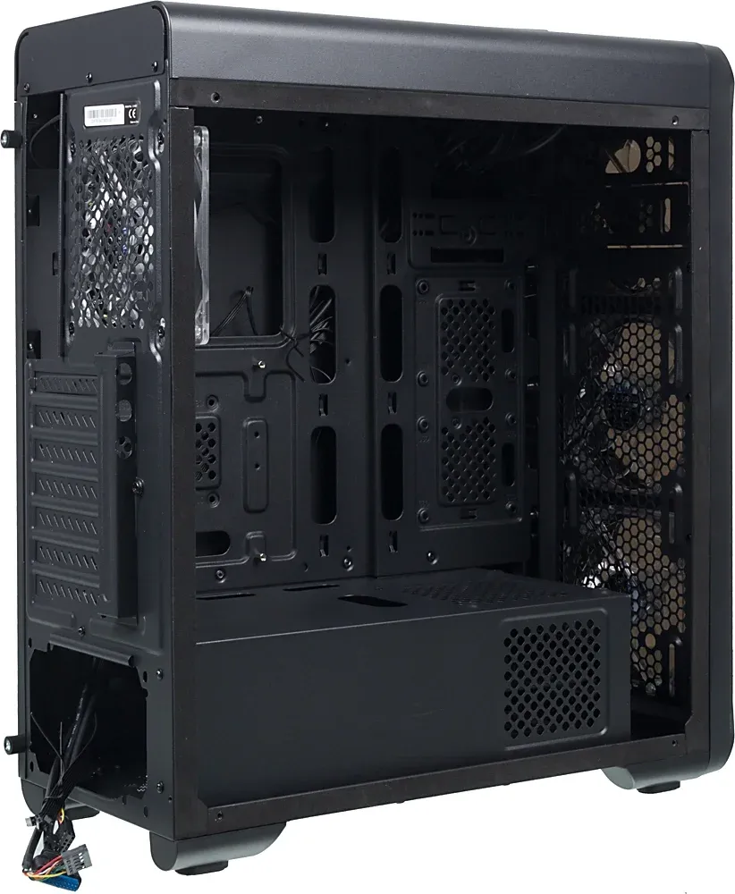 Корпус Zalman i3 edge черный без БП ATX 2x120mm 2xUSB2.0 1xUSB3.0 audio bott PSU - фото 2