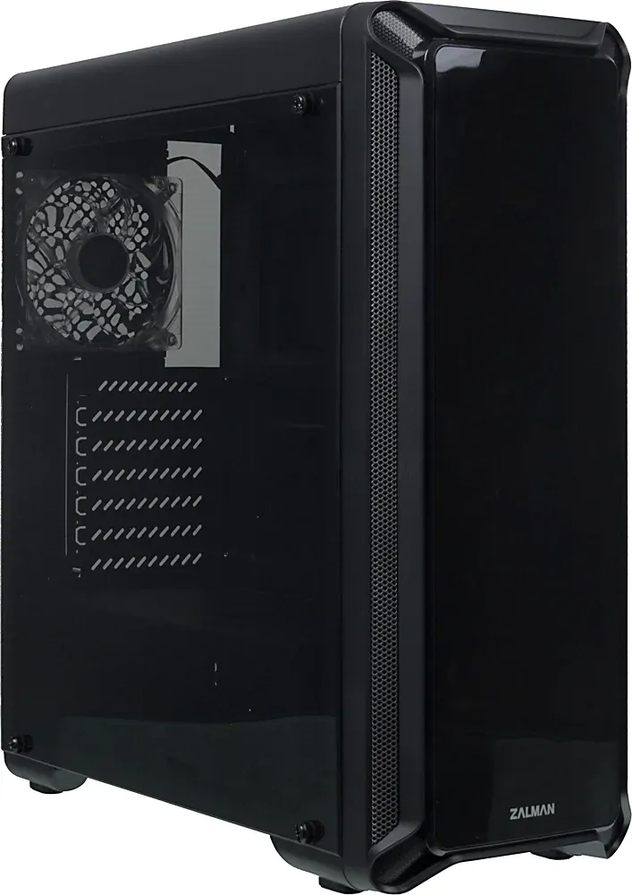 Корпус Zalman i3 edge черный без БП ATX 2x120mm 2xUSB2.0 1xUSB3.0 audio bott PSU - фото 6