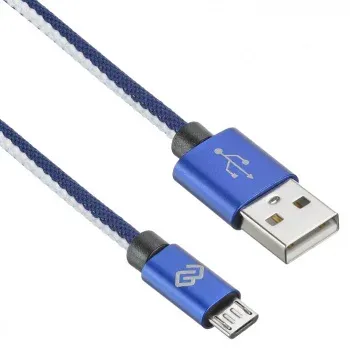 Кабель Digma MICROUSB-1.2M-BRAIDED-BL USB m-micro USB m 1.2м синий - фото 6