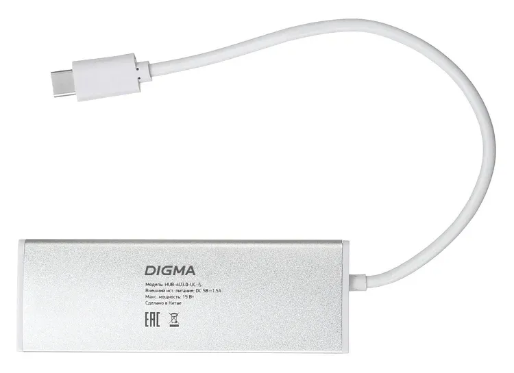 Аксессуары DIGMA HUB-4U3.0-UC-S - фото 2