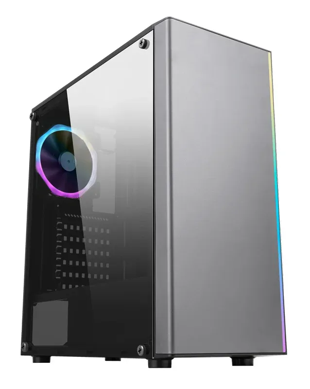 Корпус Accord JP-VI черный без БП ATX 3x120mm 2xUSB2.0 1xUSB3.0 audio bott PSU - фото 7
