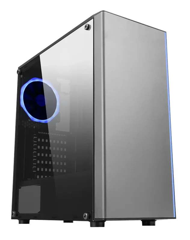 Корпус Accord JP-VI черный без БП ATX 3x120mm 2xUSB2.0 1xUSB3.0 audio bott PSU - фото 8