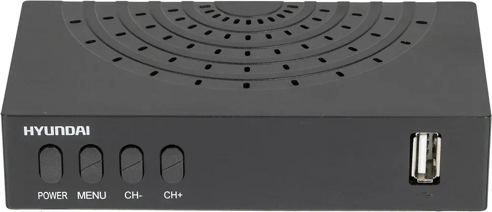 Ресивер DVB-T2 Hyundai H-DVB440 черный - фото 3
