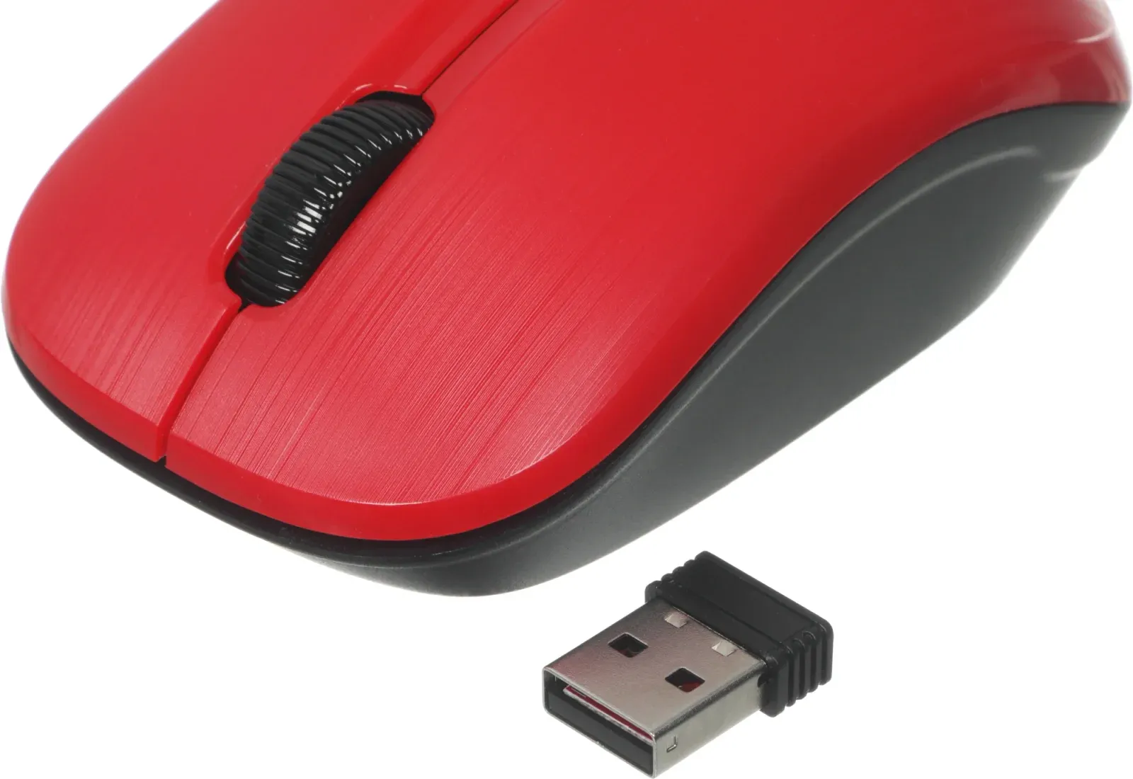 Мышь Оклик 525MW черный/красный оптическая 1000dpi беспров. USB для ноутбука 3but 1090720 - фото 7