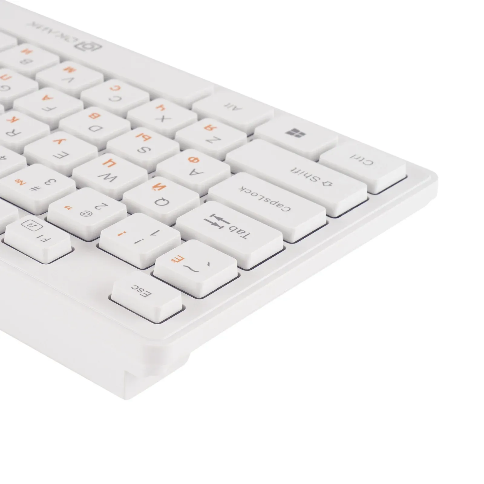 Клавиатура + мышь Оклик 240M клав:белый мышь:белый USB беспроводная slim Multimedia 1091258 - фото 3