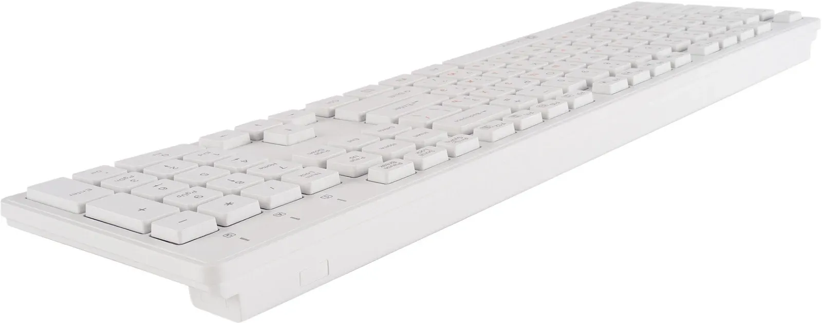 Клавиатура + мышь Оклик 240M клав:белый мышь:белый USB беспроводная slim Multimedia 1091258 - фото 6