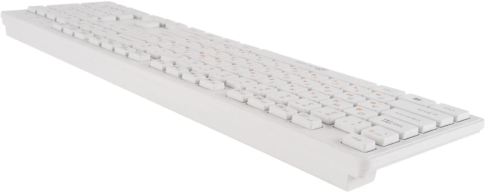 Клавиатура + мышь Оклик 240M клав:белый мышь:белый USB беспроводная slim Multimedia 1091258 - фото 7