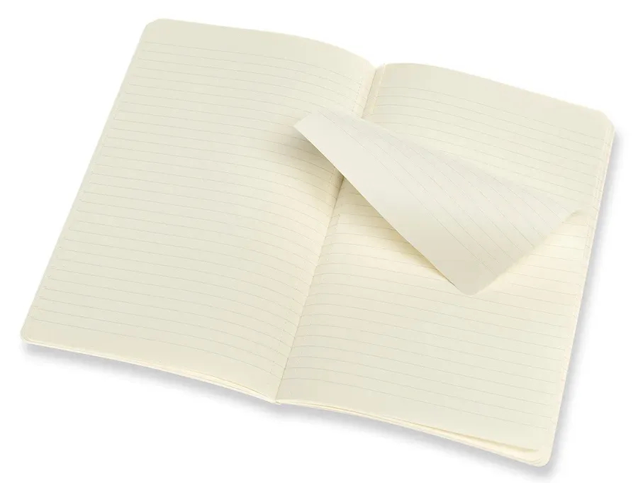 Блокнот Moleskine VOLANT QP721F16B24 Large 130х210мм 96стр. линейка мягкая обложка оранжевый/голубой 2шт - фото 3
