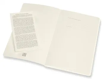 Блокнот Moleskine VOLANT QP721F16B24 Large 130х210мм 96стр. линейка мягкая обложка оранжевый/голубой 2шт - фото 7