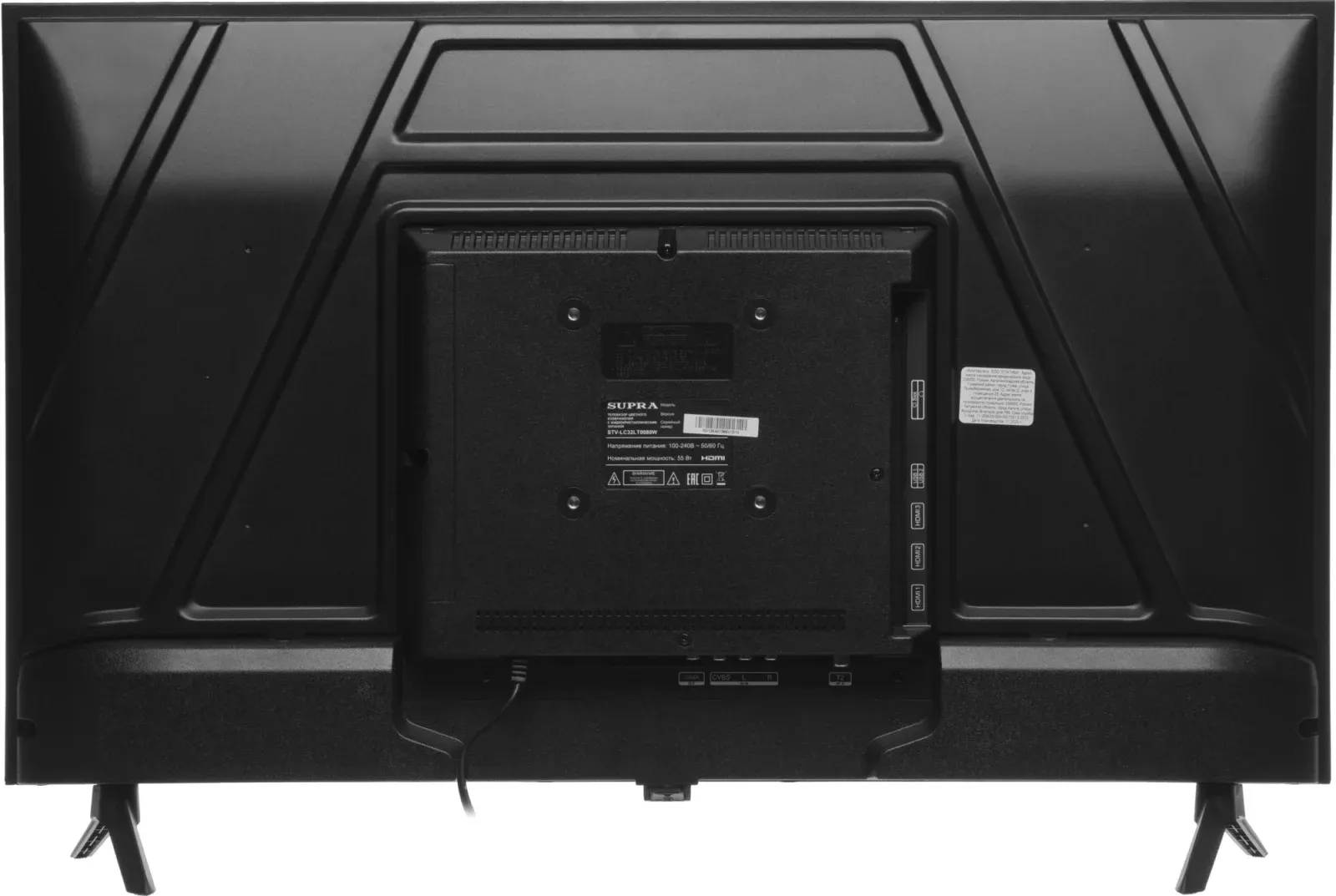 Телевизор LED Supra 32 STV-LC32LT0080W черный HD 60Hz DVB-T DVB-T2 DVB-C DVB-S DVB-S2 USB RUS - фото 7
