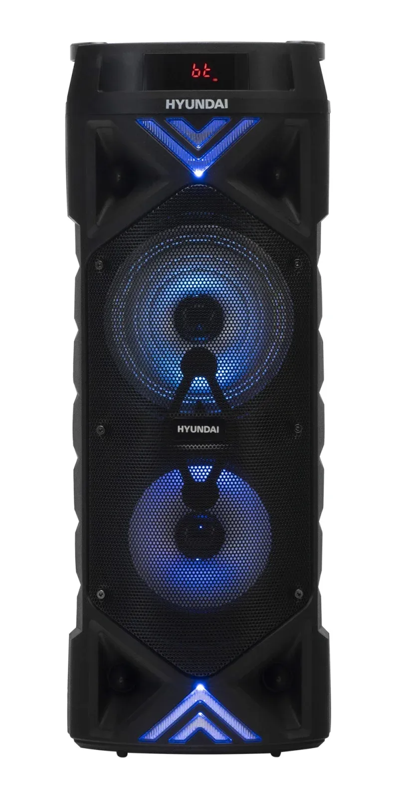 Минисистема Hyundai H-MC180 черный 80Вт FM USB BT SD/MMC - фото 4