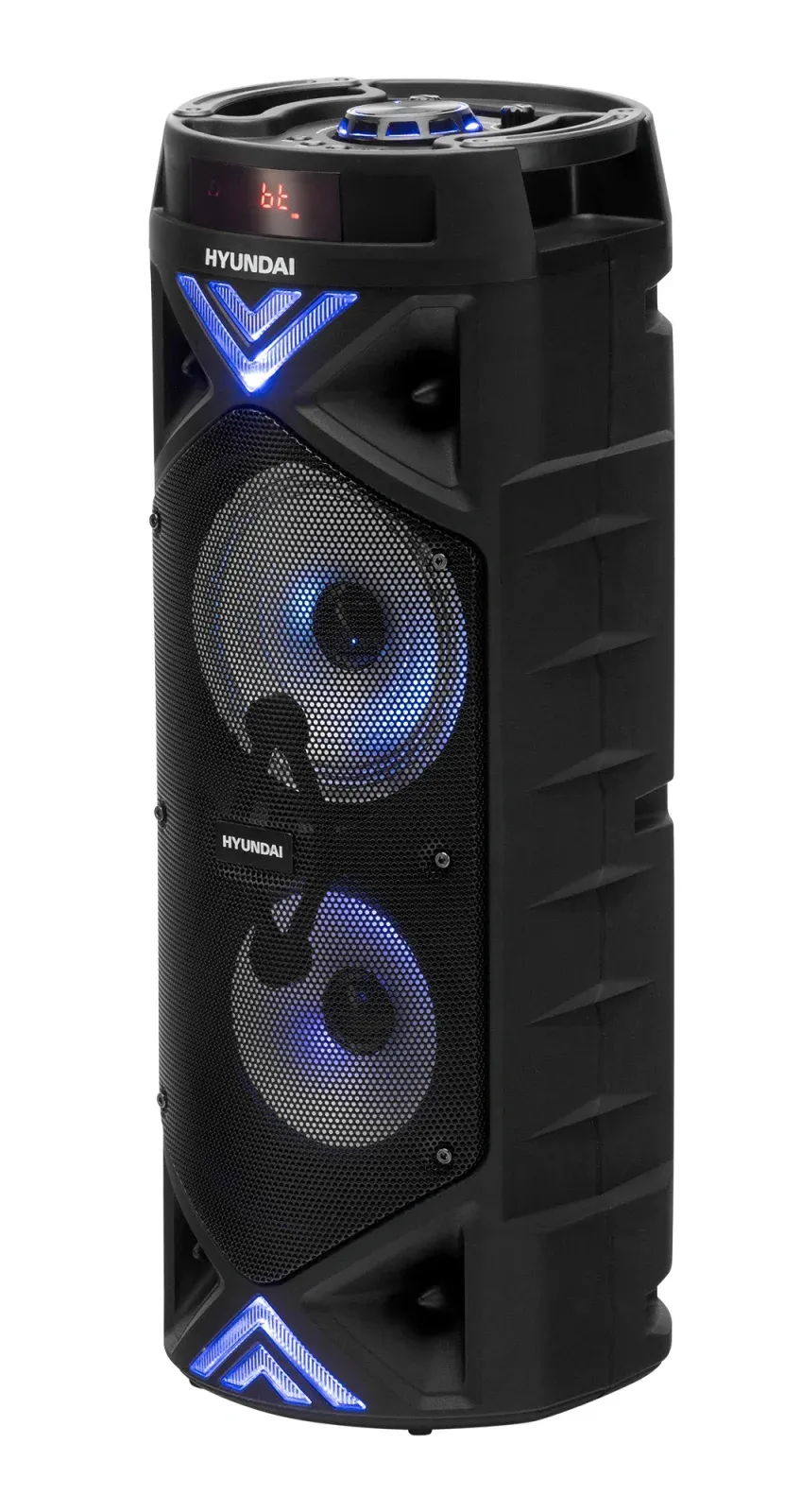 Минисистема Hyundai H-MC180 черный 80Вт FM USB BT SD/MMC - фото 6