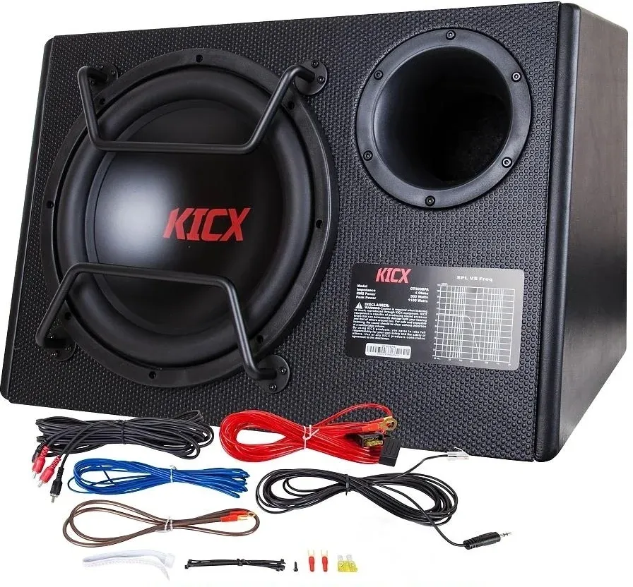 Сабвуфер автомобильный Kicx GT500BPA 500Вт активный 30см/12 - фото 5
