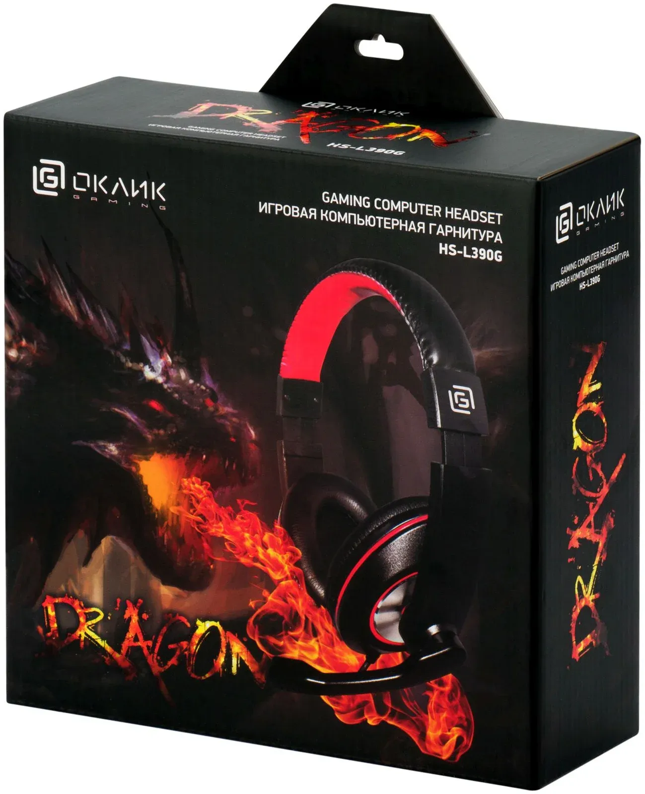 Игровые гарнитуры OKLICK HS-L390G DRAGON - фото 1