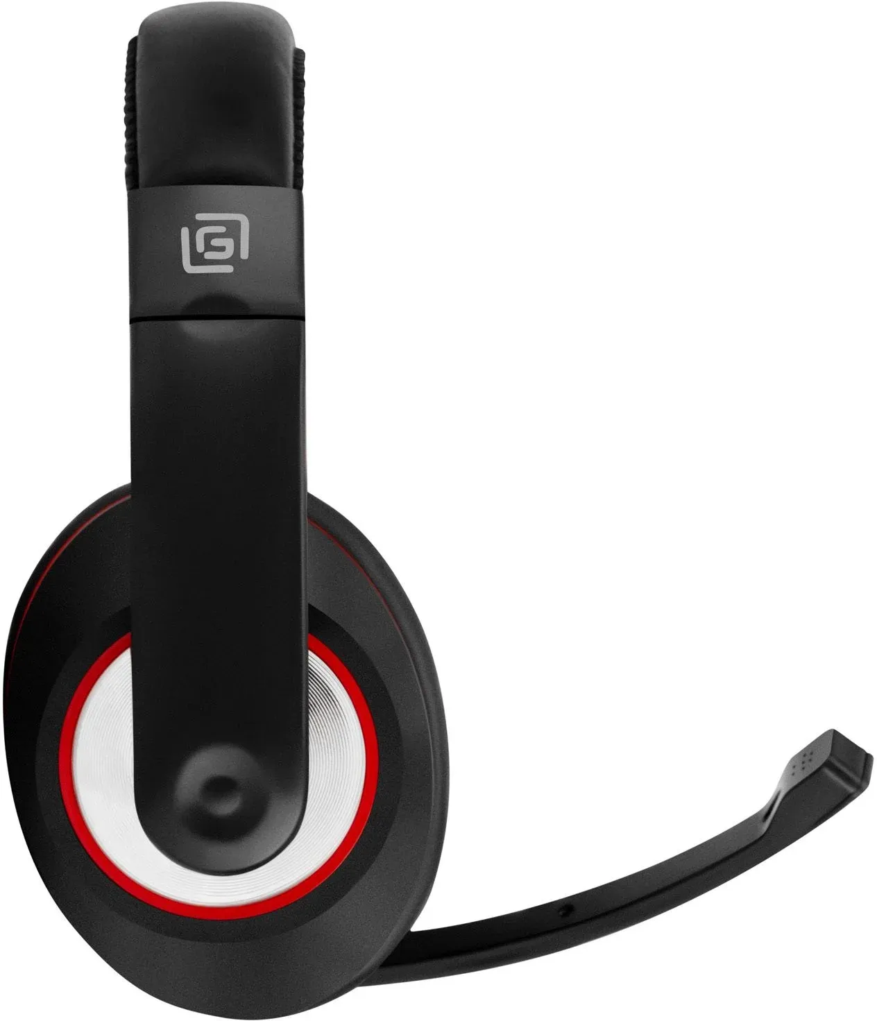 Наушники с микрофоном Оклик HS-L390G DRAGON черный/красный 1.8м мониторные оголовье 1100413 - фото 8