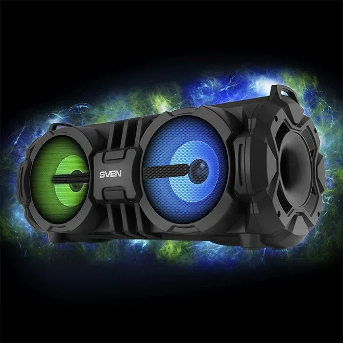 Колонка порт. Sven PS-485 черный 28W 2.0 BT/USB 10м SV-017408 - фото 1