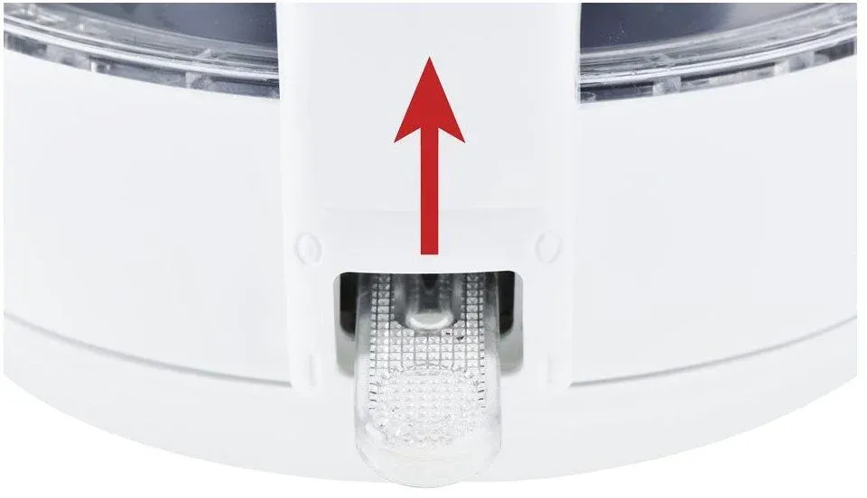 Чайник электрический Tefal KO450132 1.7л. 2200Вт белый корпус: стекло/пластик 8010000464 - фото 3