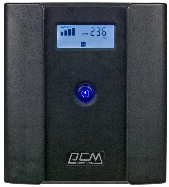 Источник бесперебойного питания Powercom Raptor RPT-1025AP LCD 615Вт 1025ВА черный - фото 2