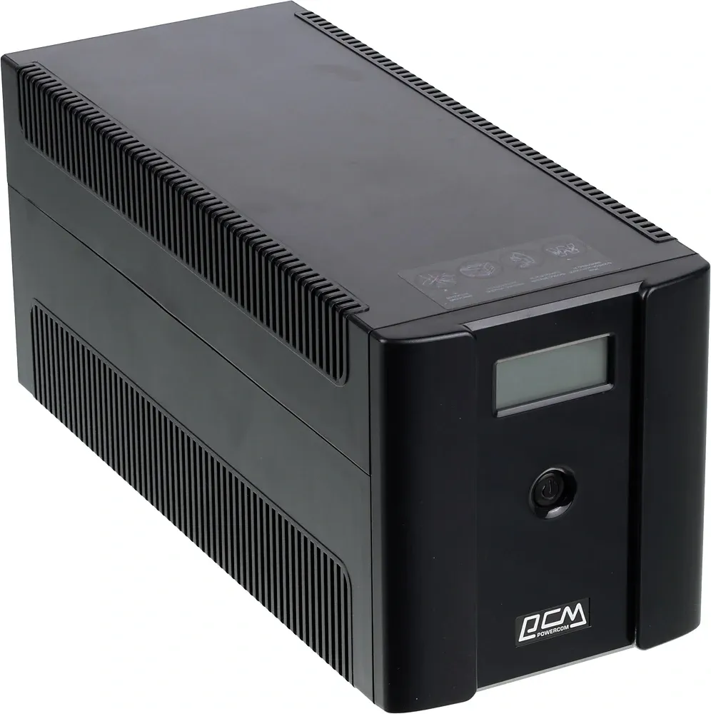 Источник бесперебойного питания Powercom Raptor RPT-2000AP LCD 1200Вт 2000ВА черный - фото 3