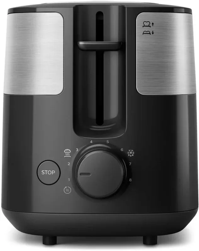 Тостер Philips HD2516 830Вт черный/стальной - фото 5
