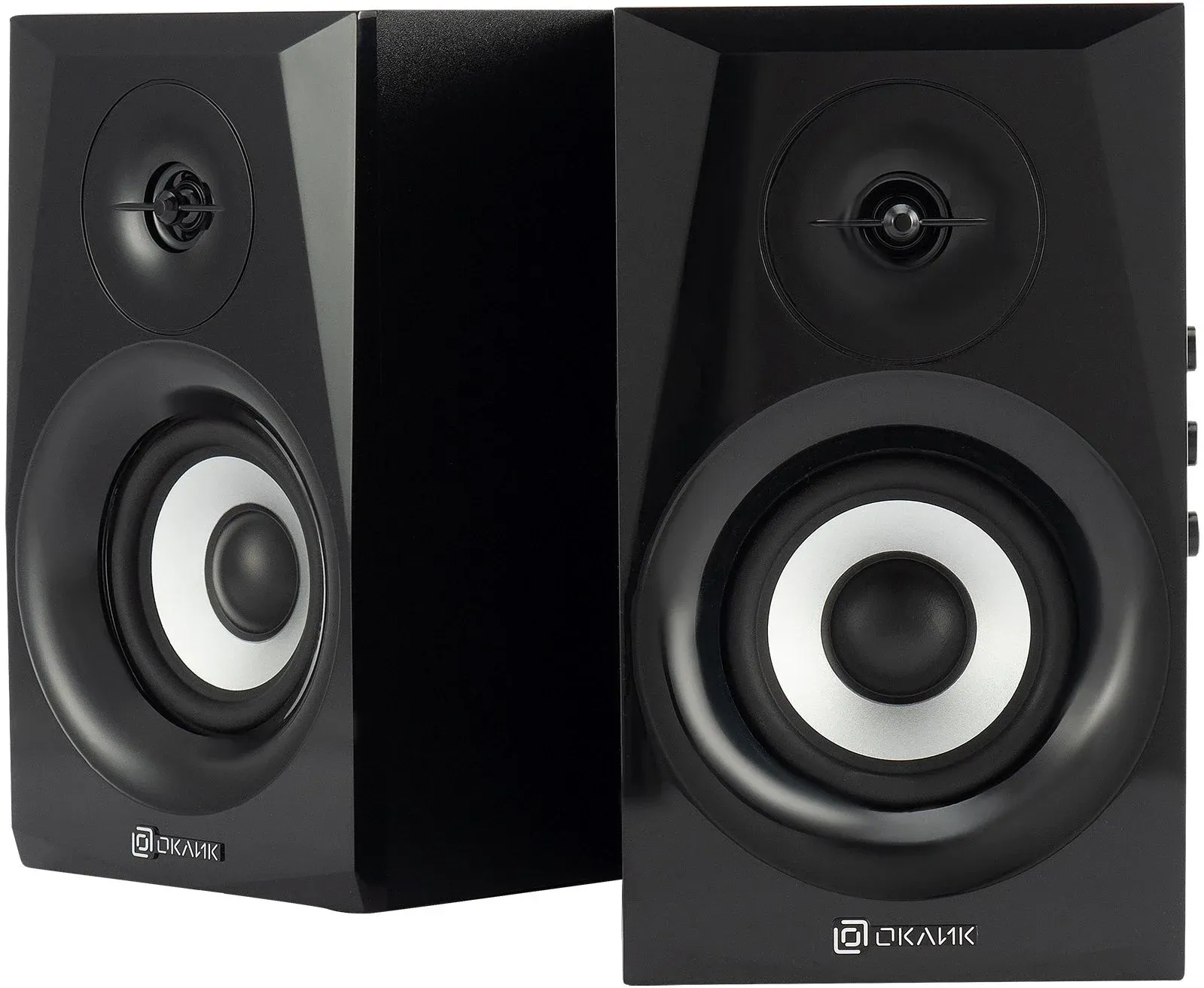 Колонки Оклик OK-166 BT 2.0 черный 40Вт BT - фото 4