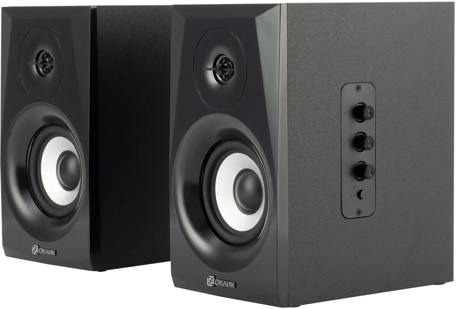 Колонки Оклик OK-166 BT 2.0 черный 40Вт BT - фото 5