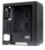 Корпус Zalman S2 черный без БП ATX 7x120mm 2xUSB2.0 1xUSB3.0 audio bott PSU - фото 7