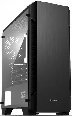 Корпус Zalman S3 черный без БП ATX 7x120mm 2xUSB2.0 1xUSB3.0 audio bott PSU - фото 5
