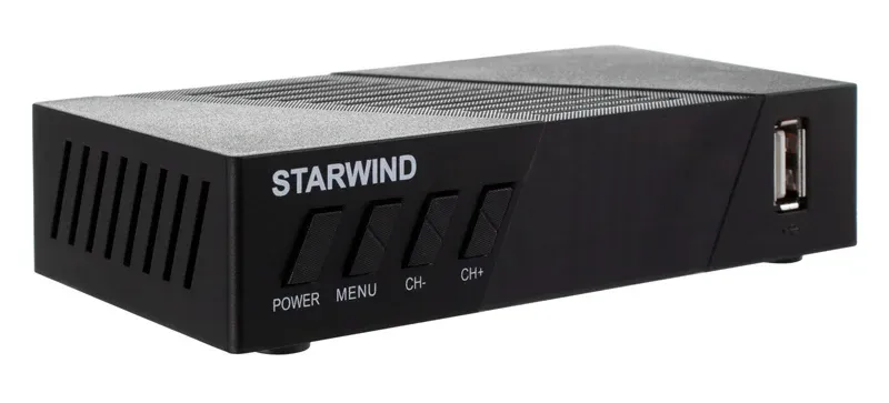 Ресивер DVB-T2 Starwind CT-140 черный - фото 4