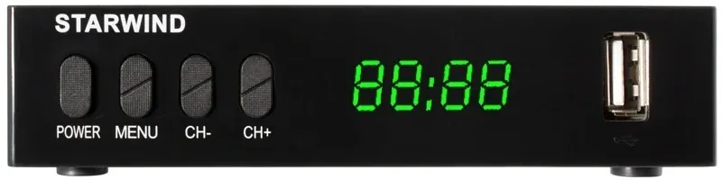 Ресивер DVB-T2 Starwind CT-220 черный - фото 6