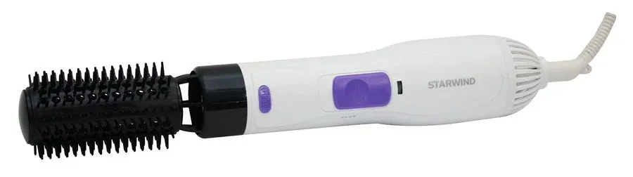 Фен-щетка Starwind SHP8502 1000Вт белый/фиолетовый - фото 1