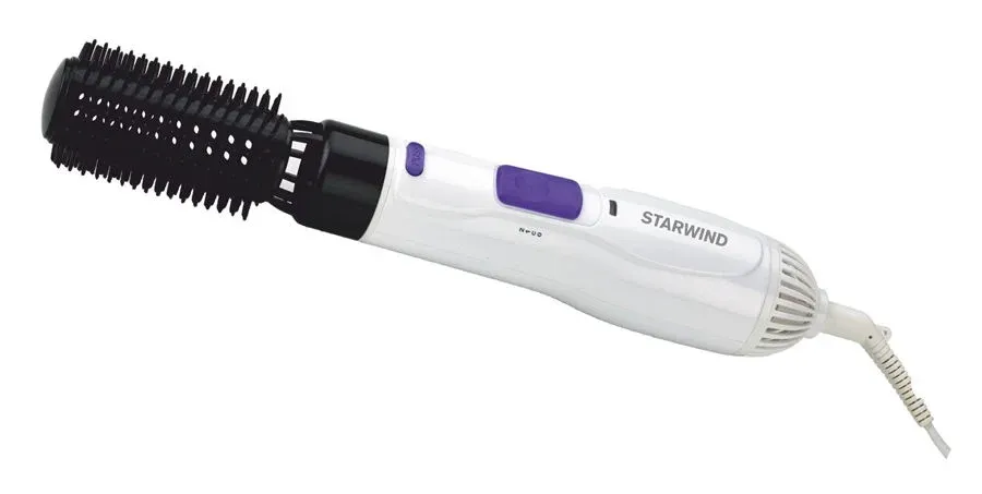 Фен-щетка Starwind SHP8502 1000Вт белый/фиолетовый - фото 8
